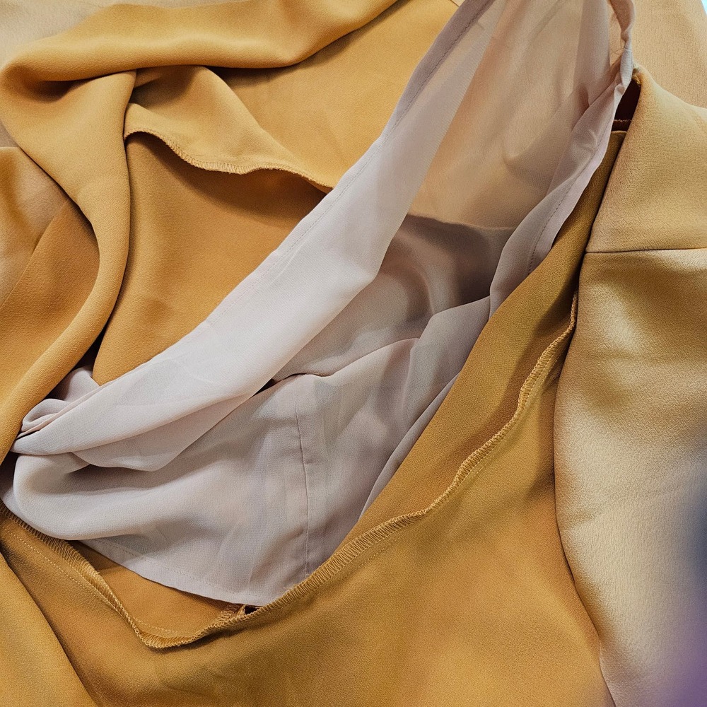 Banana Republic Gold Midi Dress - Picture 6 of 12